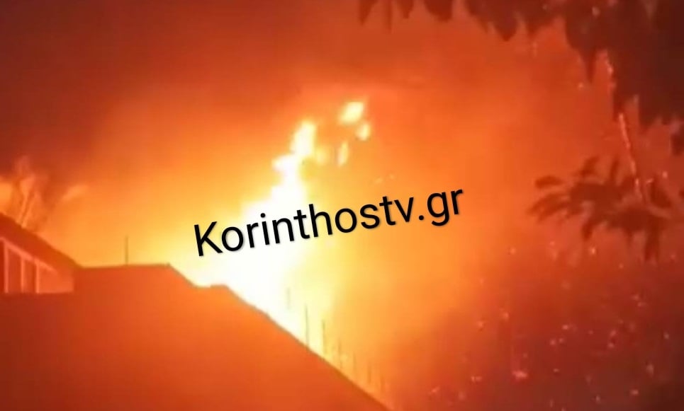 Συναγερμός στο Κιάτο: Φωτιά έπειτα από πτώση κεραυνού – ΒΙΝΤΕΟ