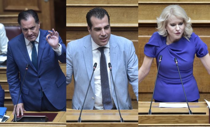 Άδωνις Γεωργιάδης, Θάνος Πλεύρης, Θεοδώρα Τζάκρη