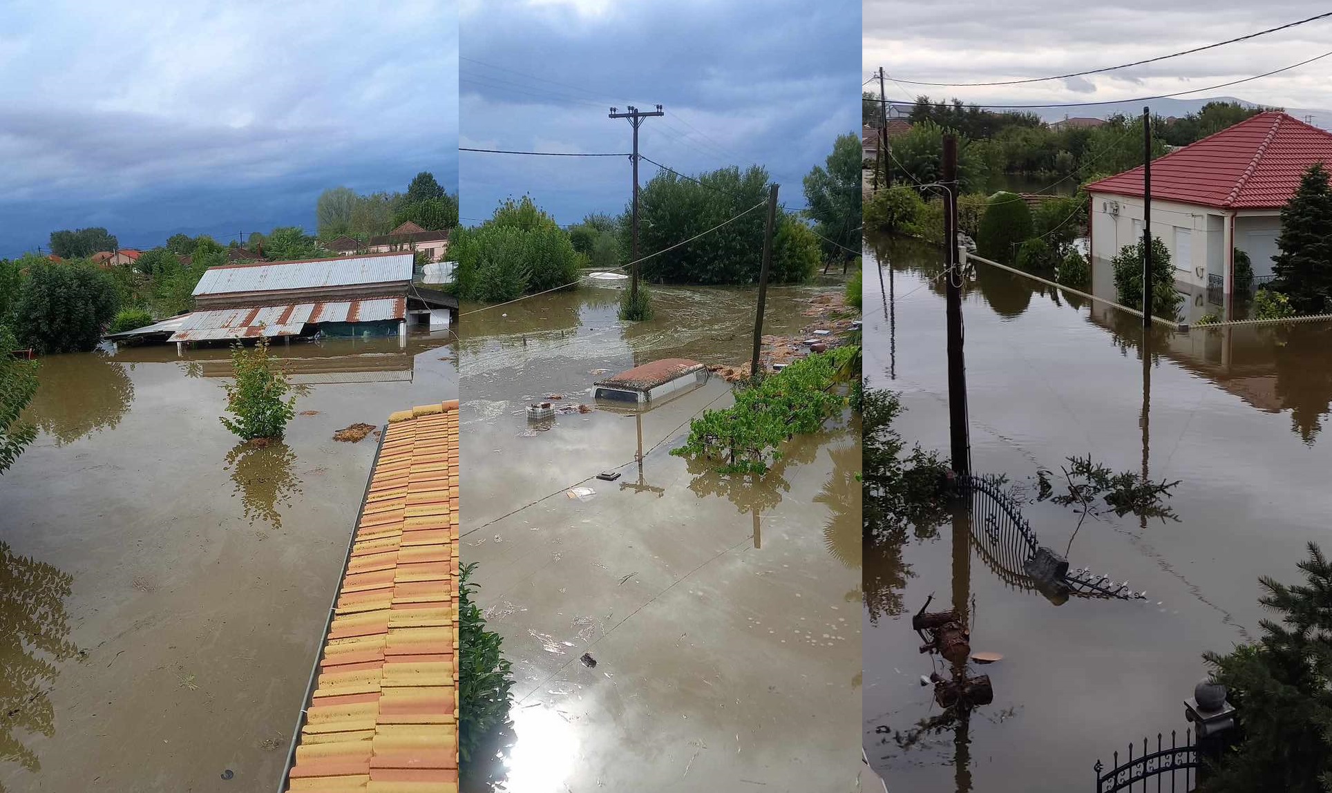 Κακοκαιρία Daniel Αγία Τριάδα Καρδίτσας