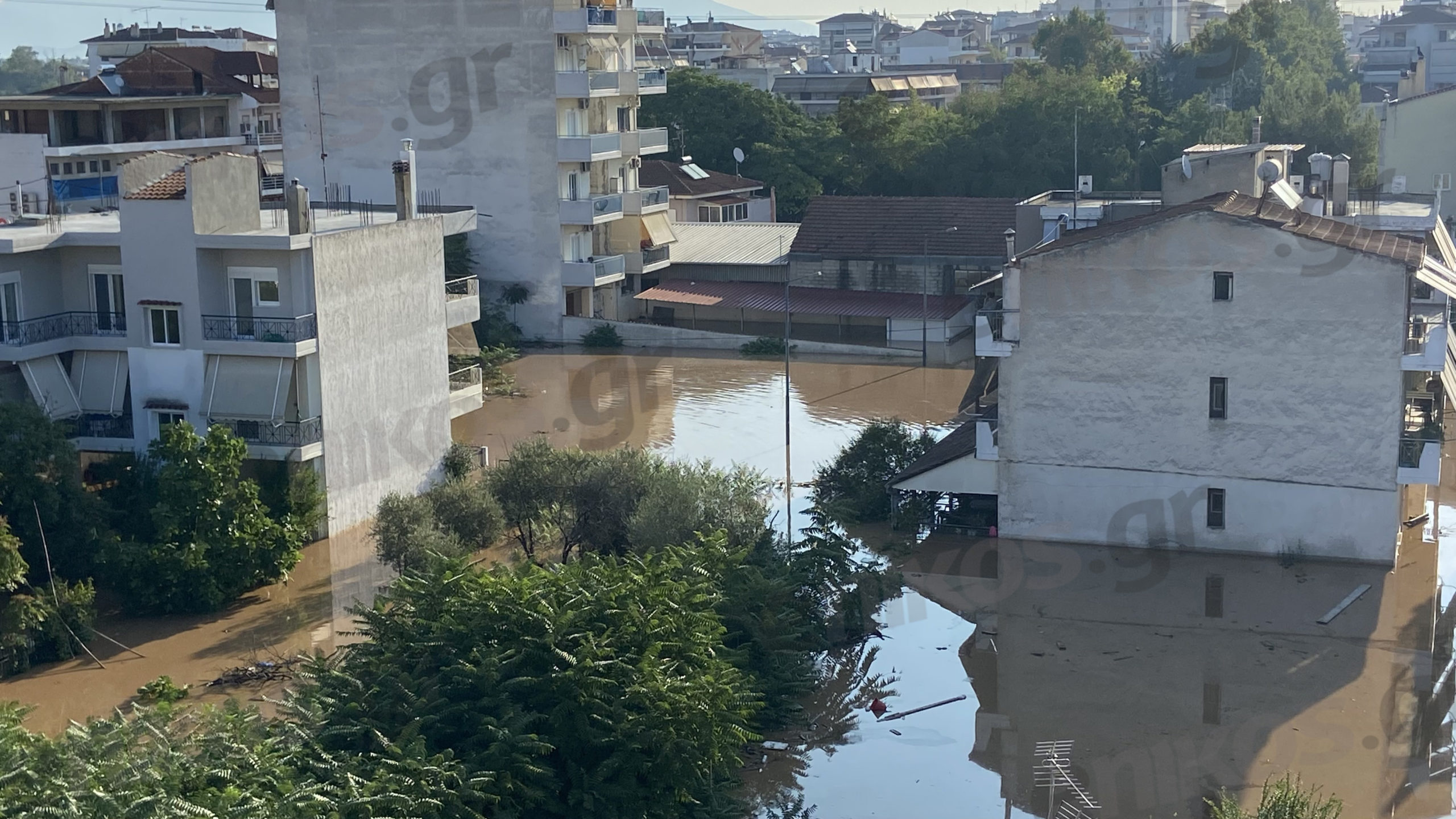 Κακοκαιρία Daniel Άγιος Θωμάς Λάρισα