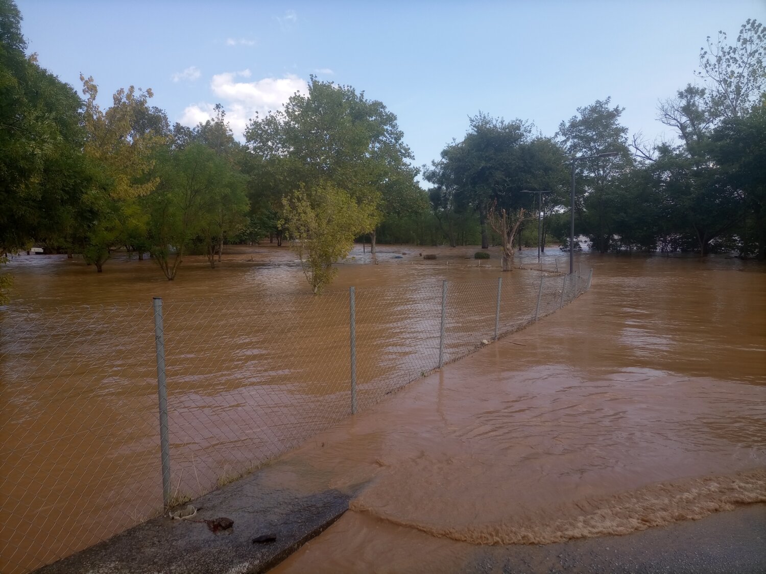 Κακοκαιρία Daniel Λάρισα Αισθητικό Άλσος
