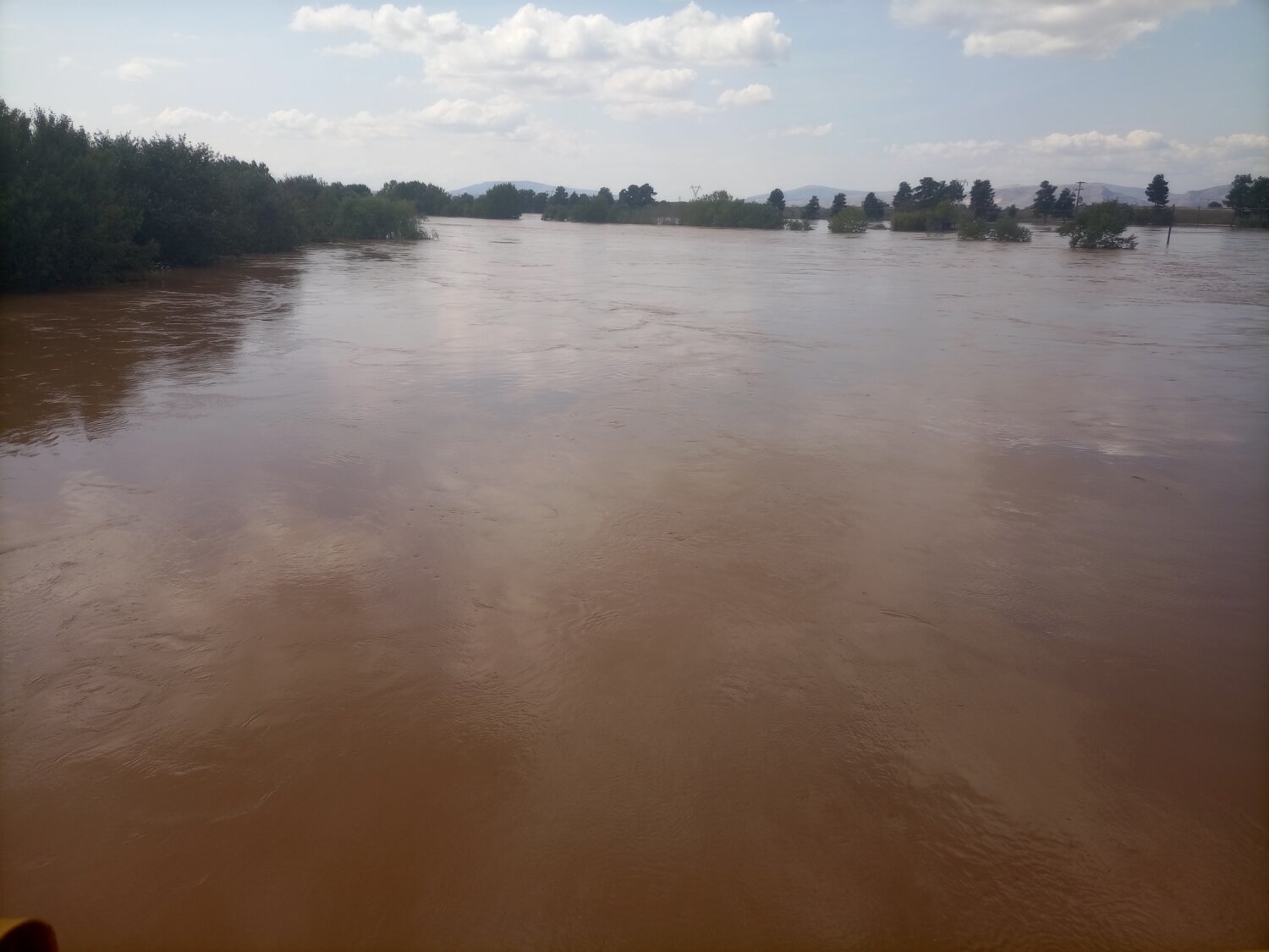 Κακοκαιρία Daniel Λάρισα Γέφυρα Πηνειός