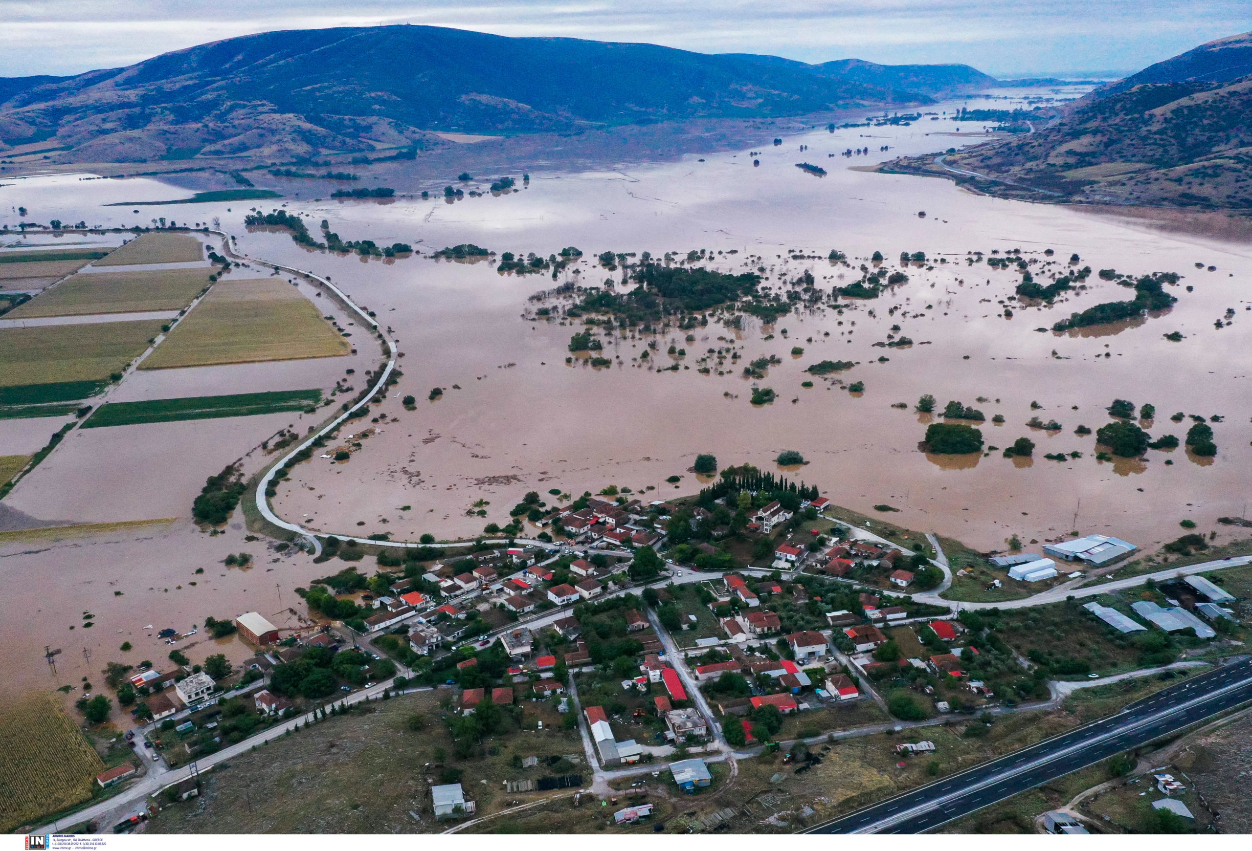 Κακοκαιρία Daniel Θεσσαλικός Κάμπος
