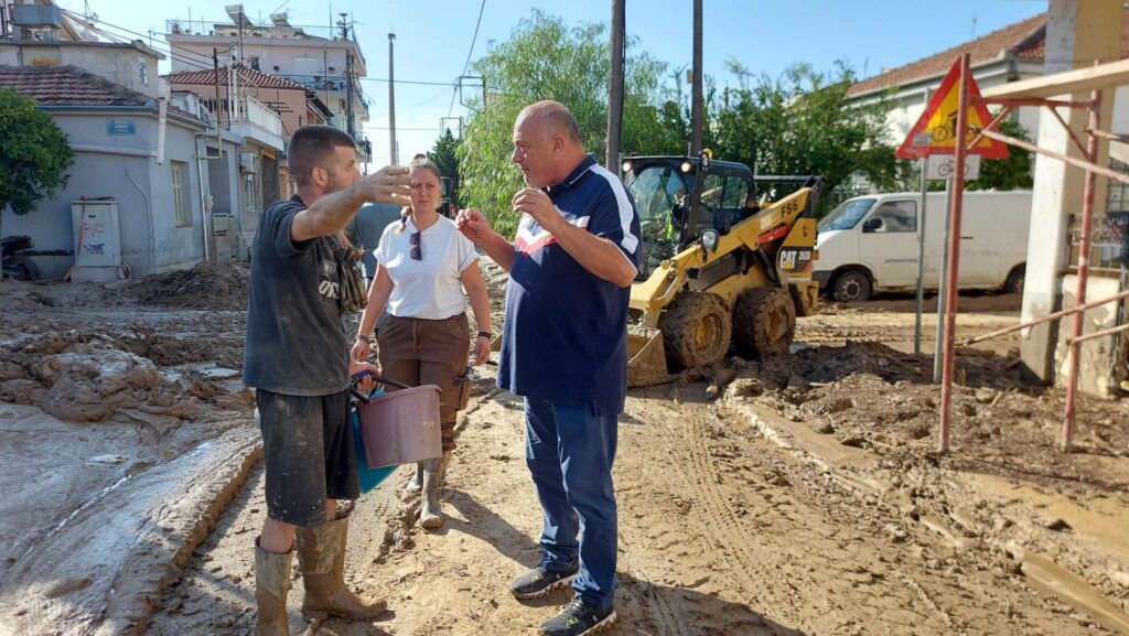 Κακοκαιρία Daniel Βόλος Λάσπες