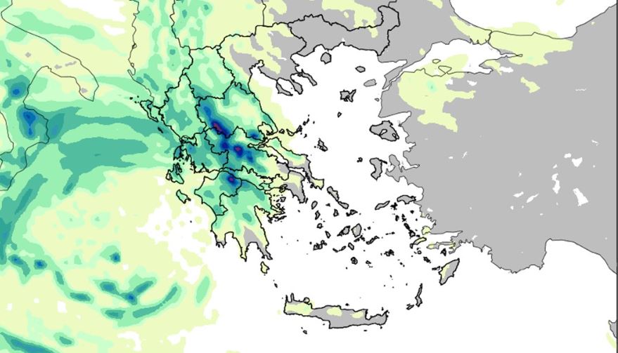Κακοκαιρία Elias: Σε εξέλιξη το νέο κύμα – Πού αναμένονται μεγάλα ύψη βροχής το προσεχές 48ωρο