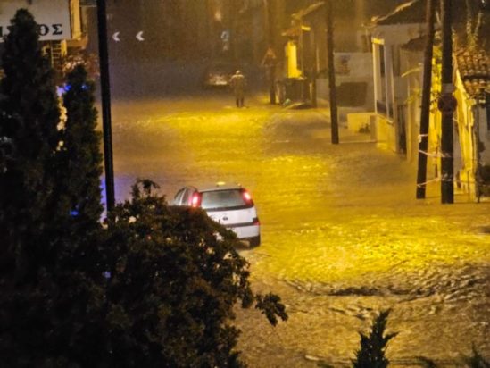 κακοκαιρία Τρίκαλα