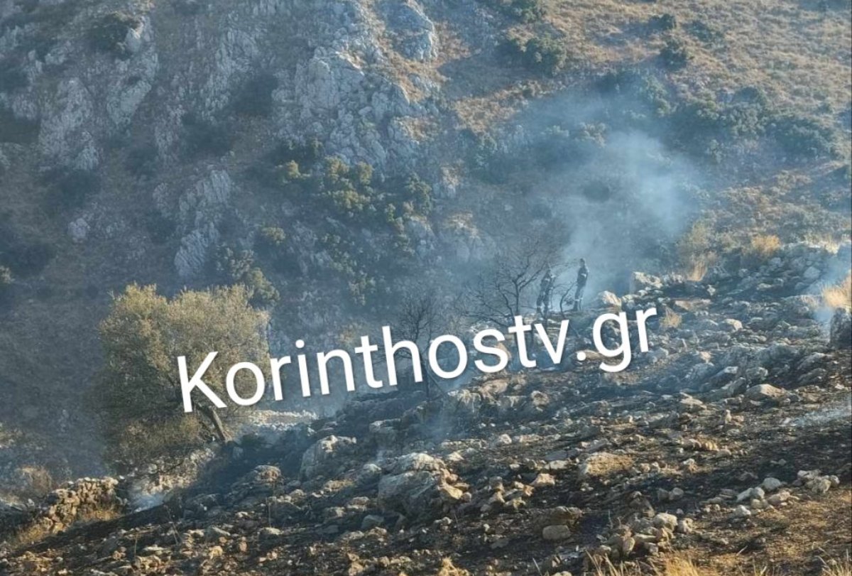 Φωτιά στο Στεφάνι Κορινθίας: Χειροπέδες σε έναν άνδρα για πρόκληση εμπρησμού
