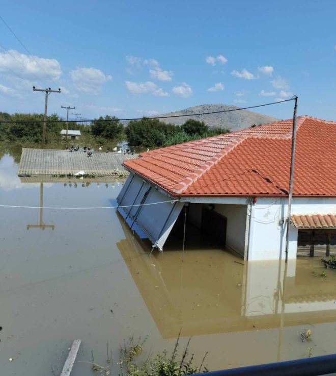 Κοσκινάς Καρδίτσας πλημμύρα