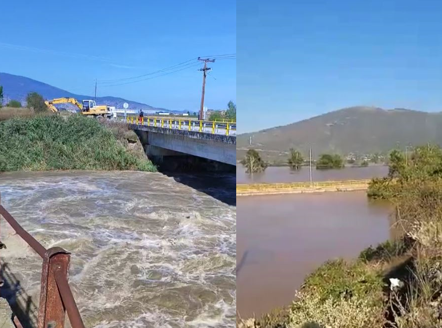 Λάρισα Πηνειός κακοκαιρία