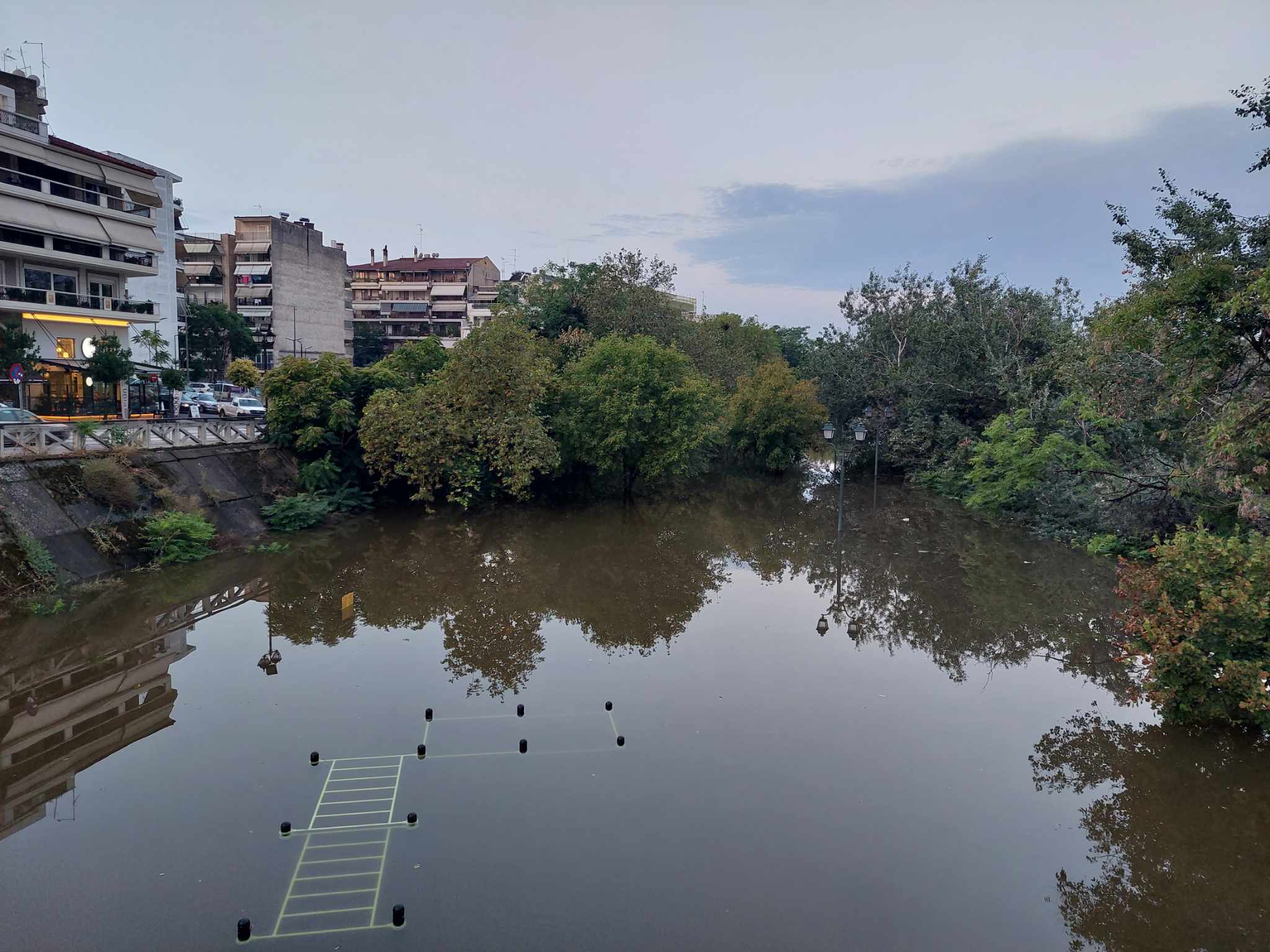 Λάρισα κακοκαιρία Πηνειός