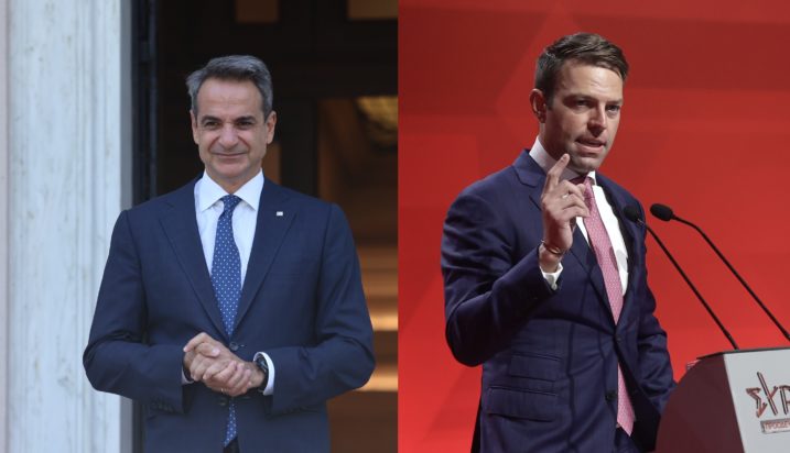 Κυριάκος Μητσοτάκης Στέφανος Κασσελάκης