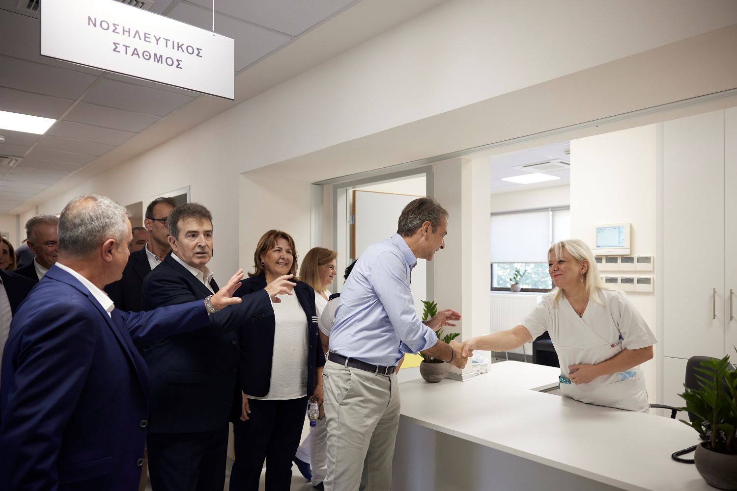 Κυριάκος Μητσοτάκης νοσοκομείο Παπανικολάου