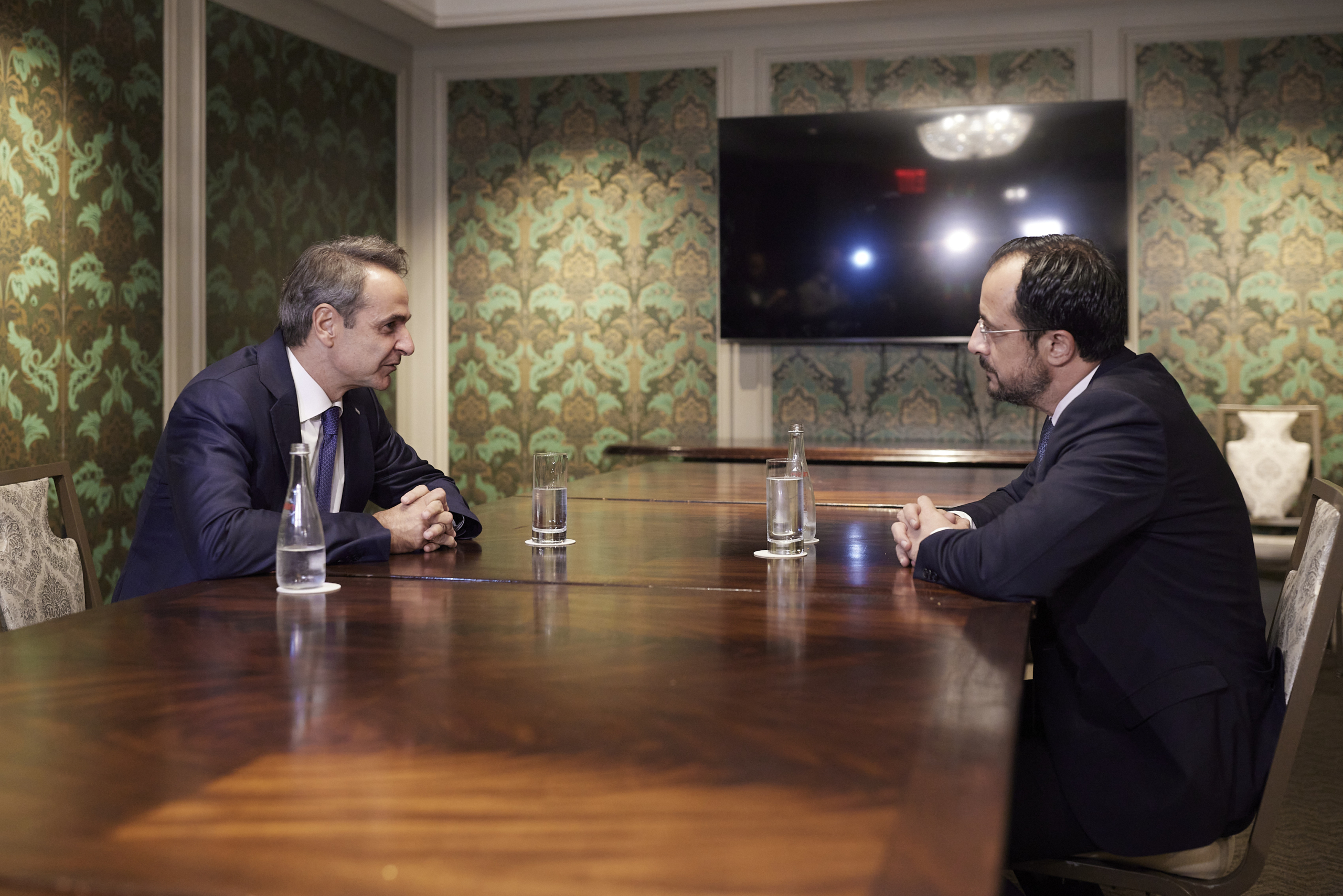 Κυριάκος Μητσοτάκης Νίκος Χριστοδουλίδης