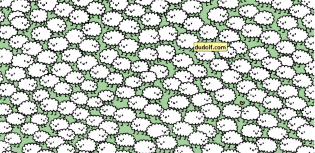 Οπτική ψευδαίσθηση: Εντοπίστε σε 20 δευτερόλεπτα τα 3 σύννεφα που κρύβονται ανάμεσα στα πρόβατα