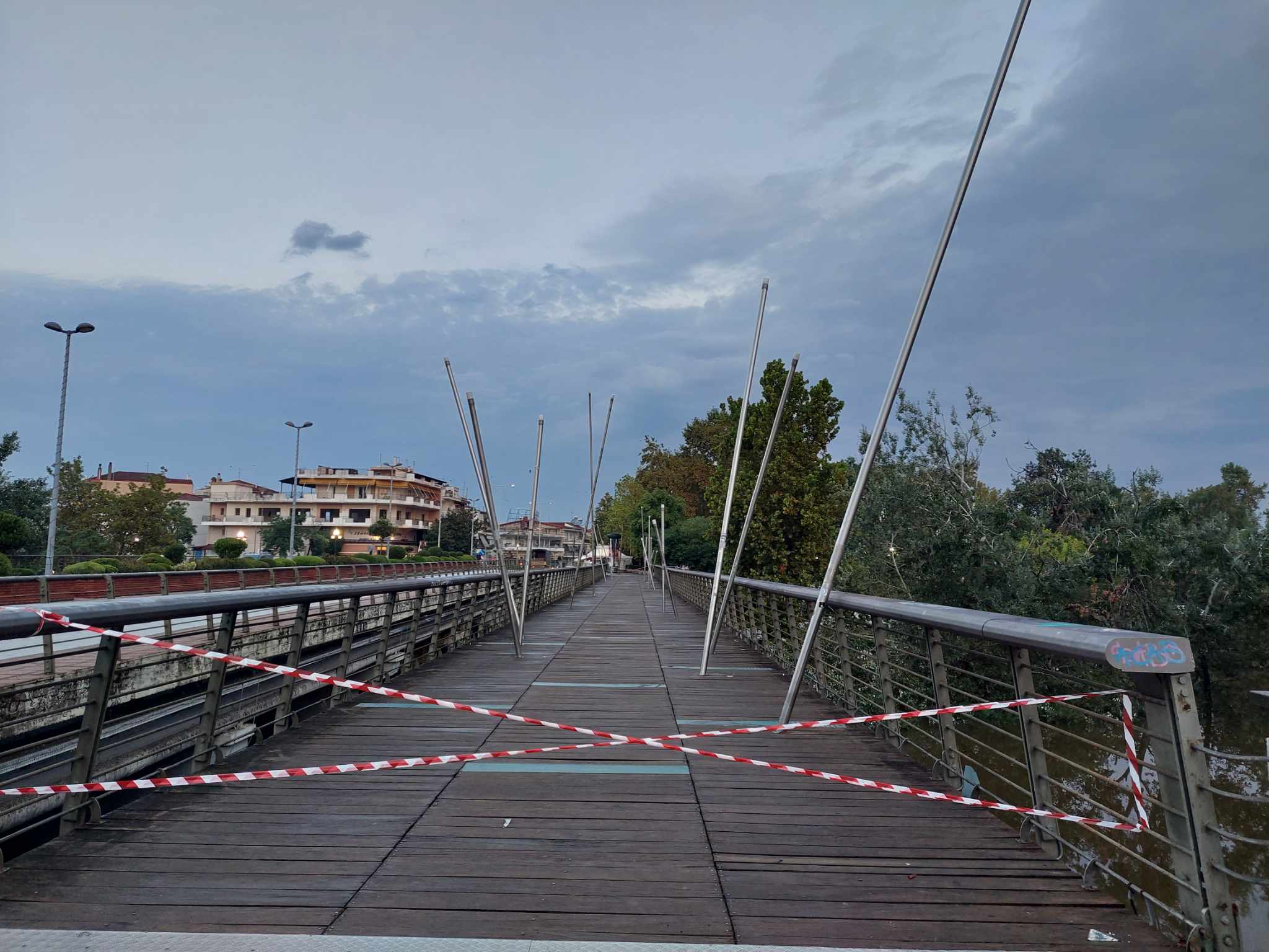 Λάρισα κακοκαιρία Πηνειός