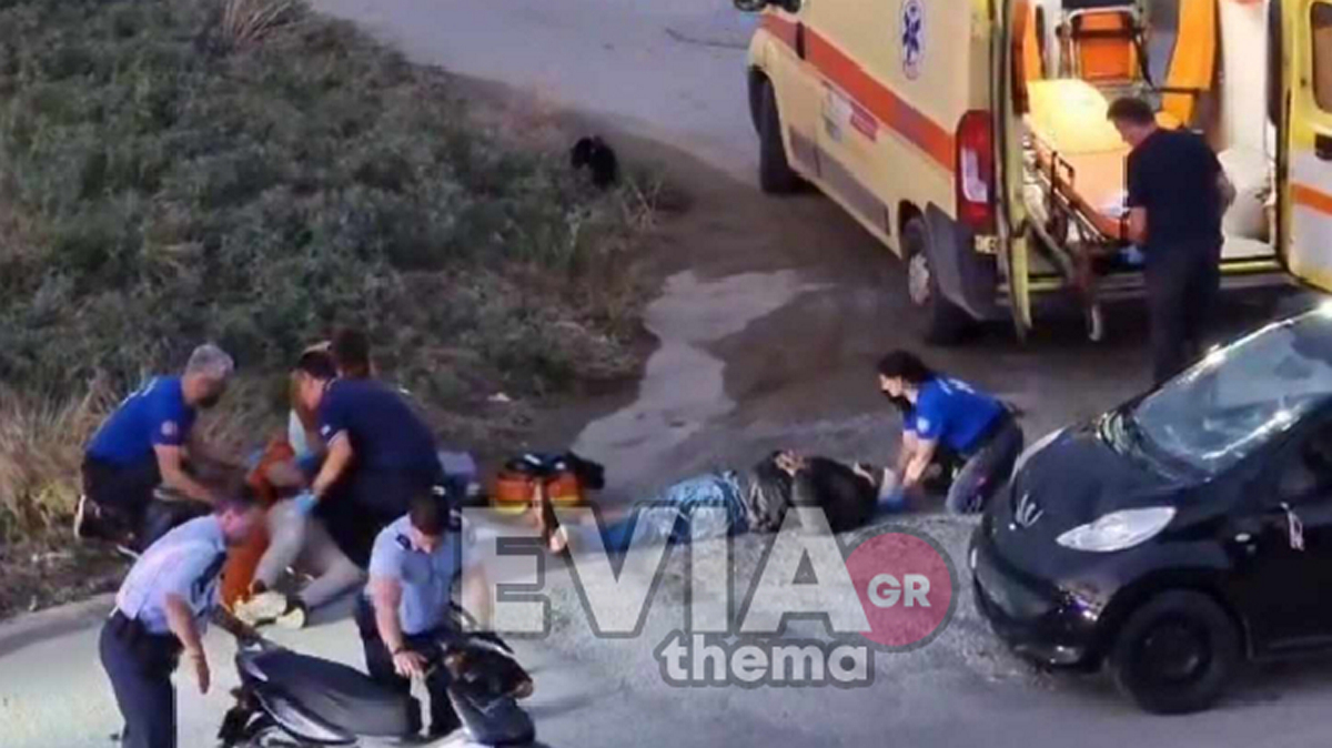 Εύβοια: Σοβαρό τροχαίο στην Αρτάκη – Σύγκρουση αυτοκινήτου με μηχανάκι – Δύο τραυματίες