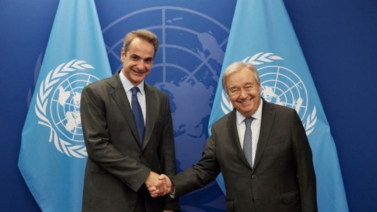 Κυριάκος Μητσοτάκης: Συναντήθηκε με τον Αντόνιο Γκουτέρες