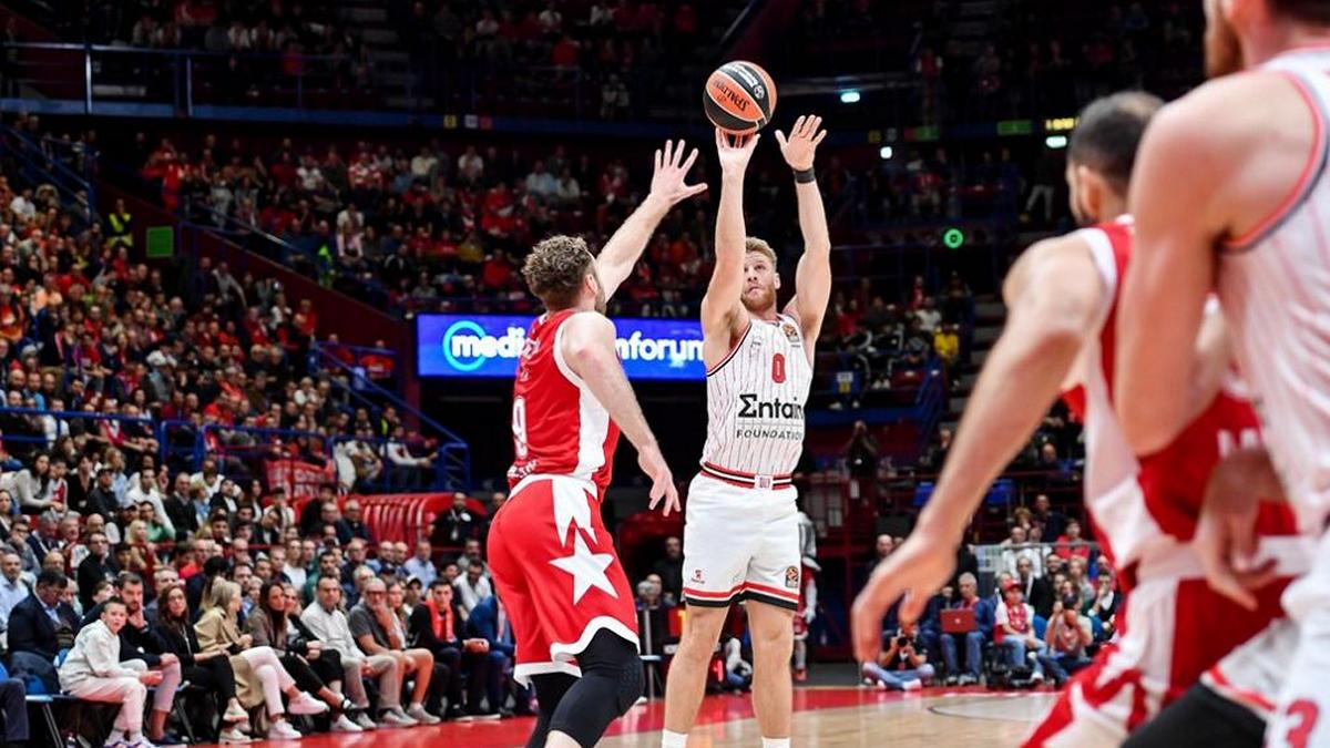 Αρμάνι Μιλάνο – Ολυμπιακός 65-53: Ξέμεινε από λύσεις και από δυνάμεις