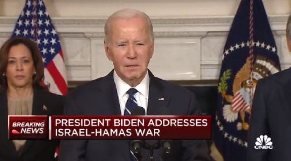 Διάγγελμα Μπάιντεν: Στεκόμαστε στο πλευρό του Ισραήλ – Η Χαμάς προσφέρει μόνο αιματοκύλισμα και τρόμο – ΒΙΝΤΕΟ