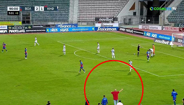 Κίτρινη κάρτα δέχτηκε ο Αχιλλέας Μπέος