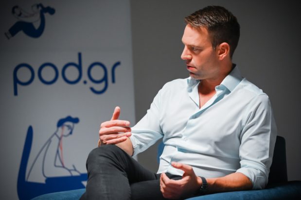 Ο Στέφανος Κασσελάκης στους Πρωταγωνιστές