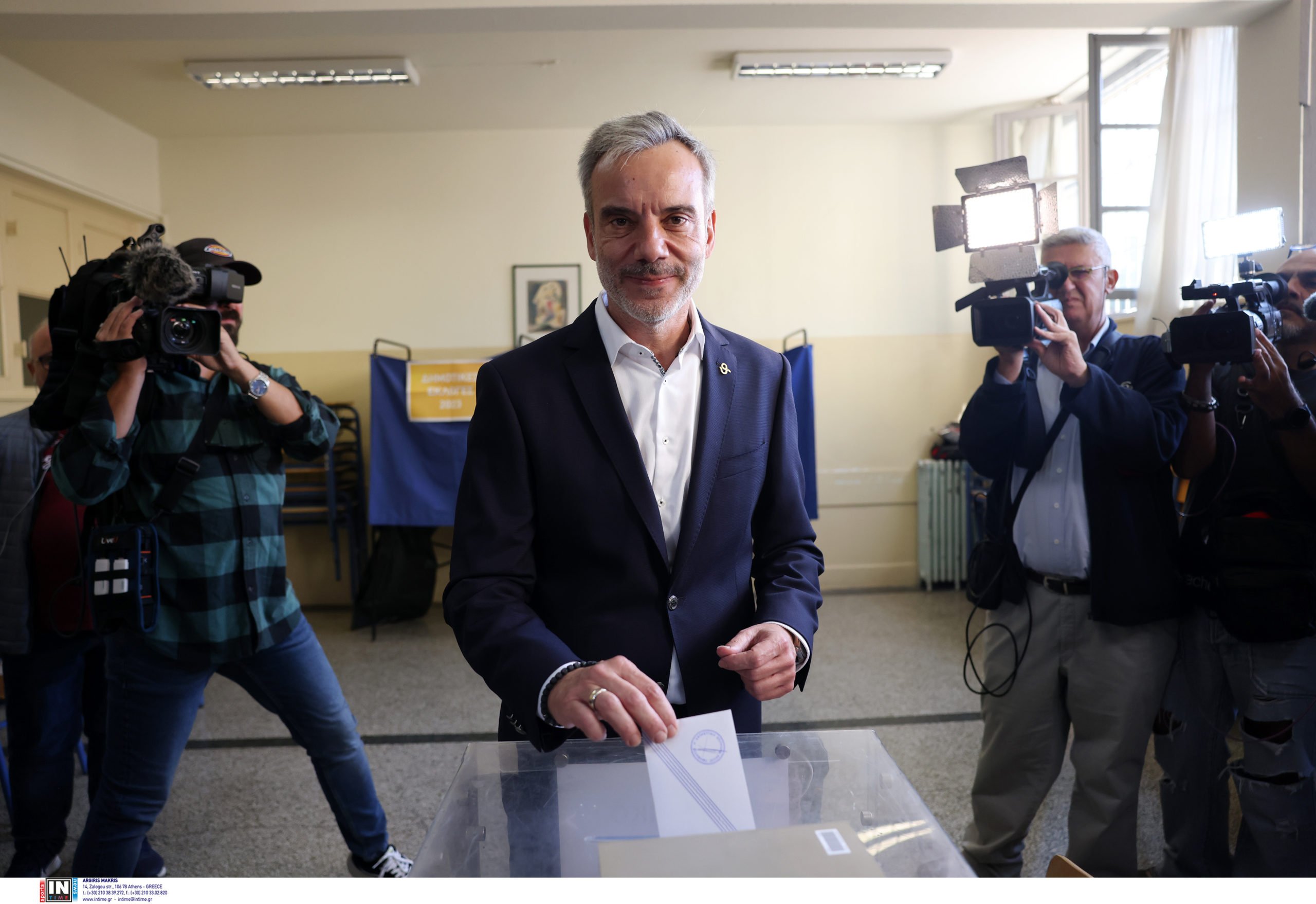 Αυτοδιοικητικές εκλογές: Ψήφισε ο Κωνσταντίνος Ζέρβας