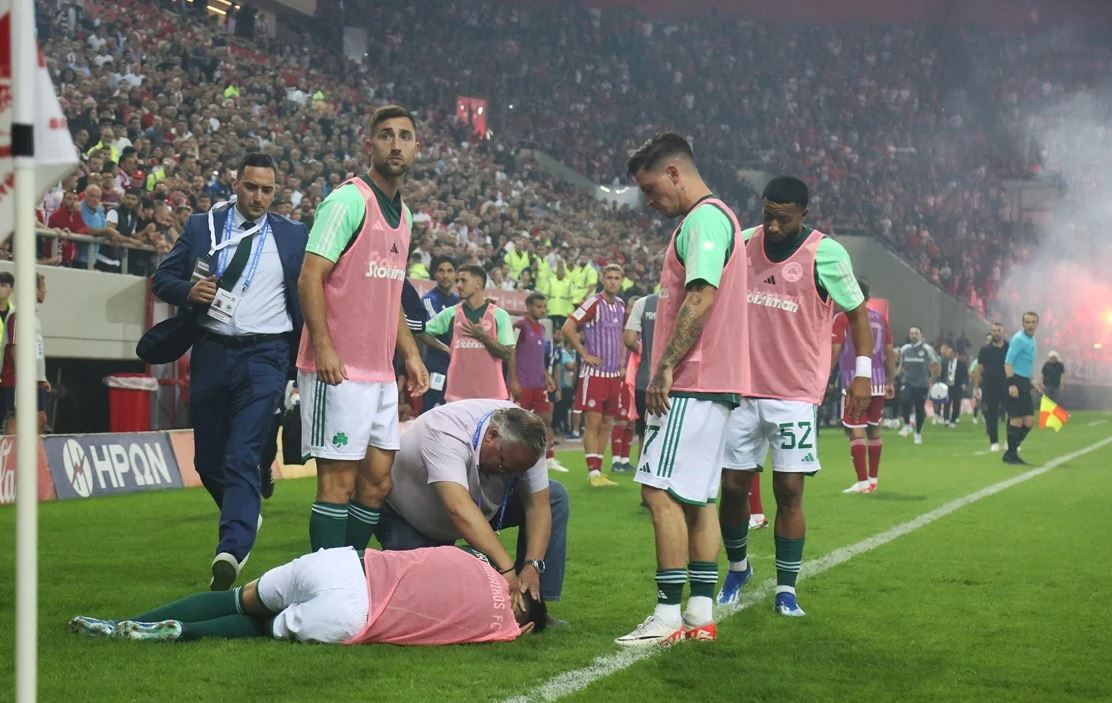 Διακοπή του Ολυμπιακός - Παναθηναϊκός