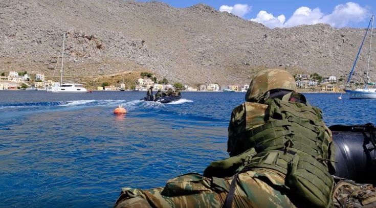 Άσκηση Παρμενίων στην Χίο