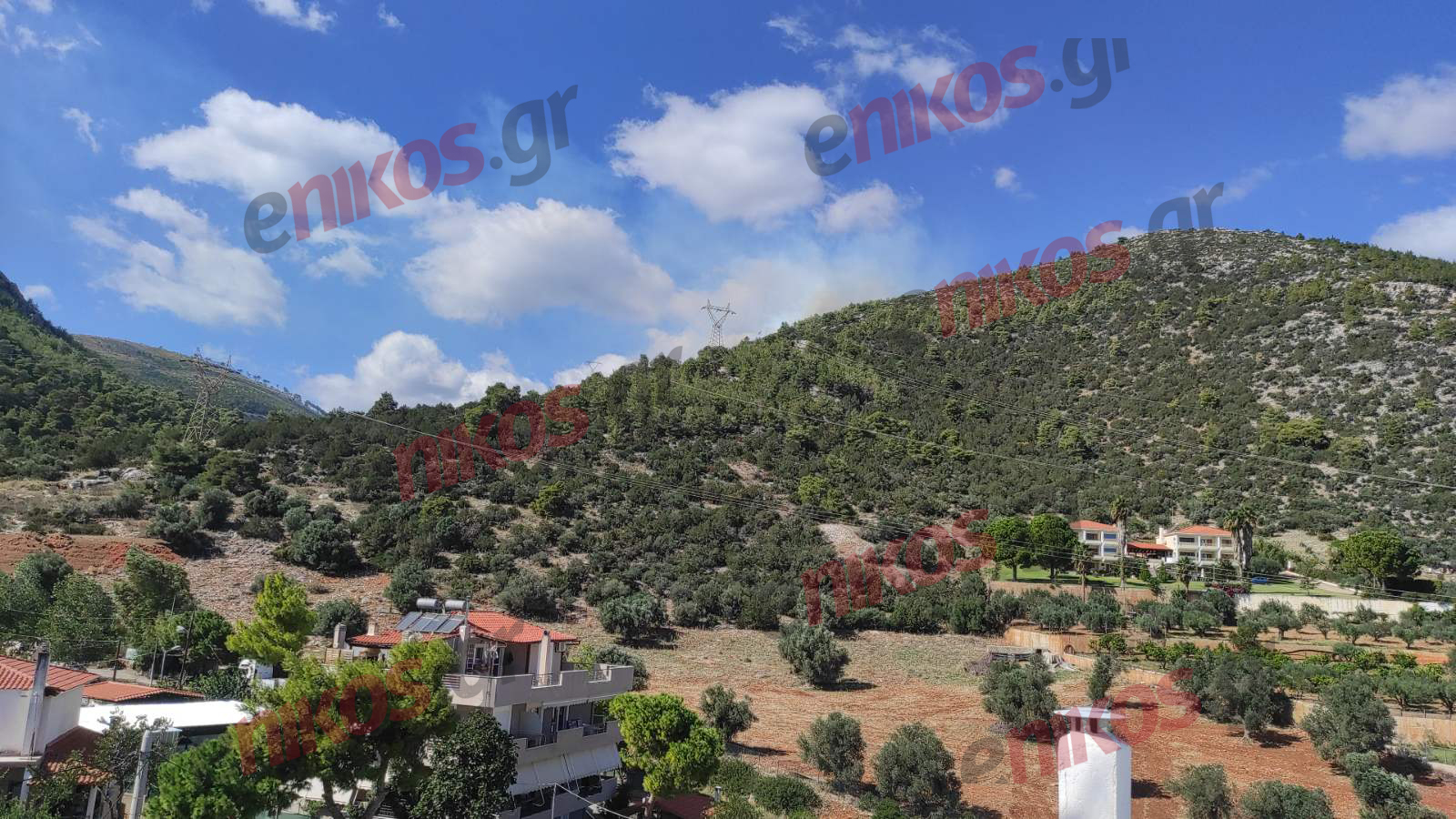 Υπό μερικό έλεγχο η φωτιά στη Νέα Μάκρη – Αποκαταστάθηκε η κυκλοφορία στη λεωφόρο Διονύσου