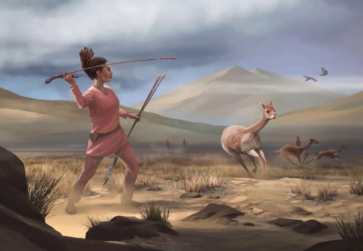 γυναίκα κυνηγός