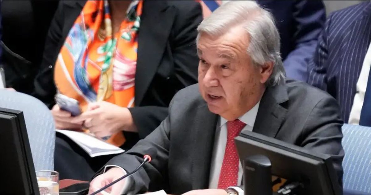 Αντόνιο Γκουτέρες: Απευθύνει έκκληση για ειρήνη και δικαιοσύνη