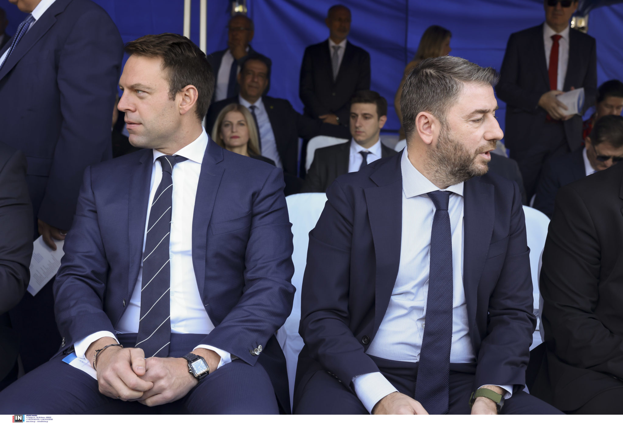 Κασσελάκης - Ανδρουλάκης στην παρέλαση