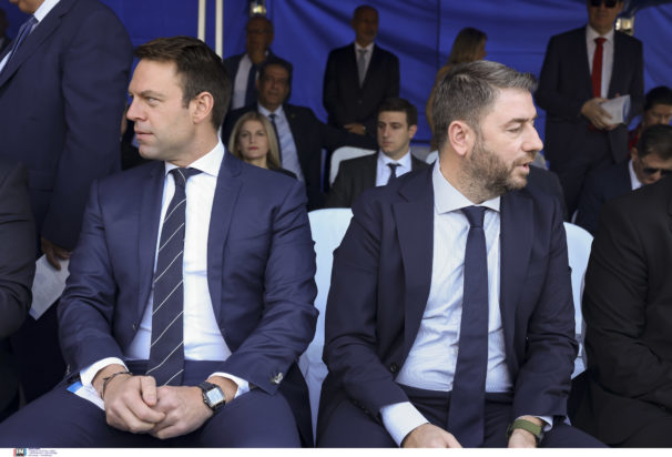 Κασσελάκης - Ανδρουλάκης στην παρέλαση