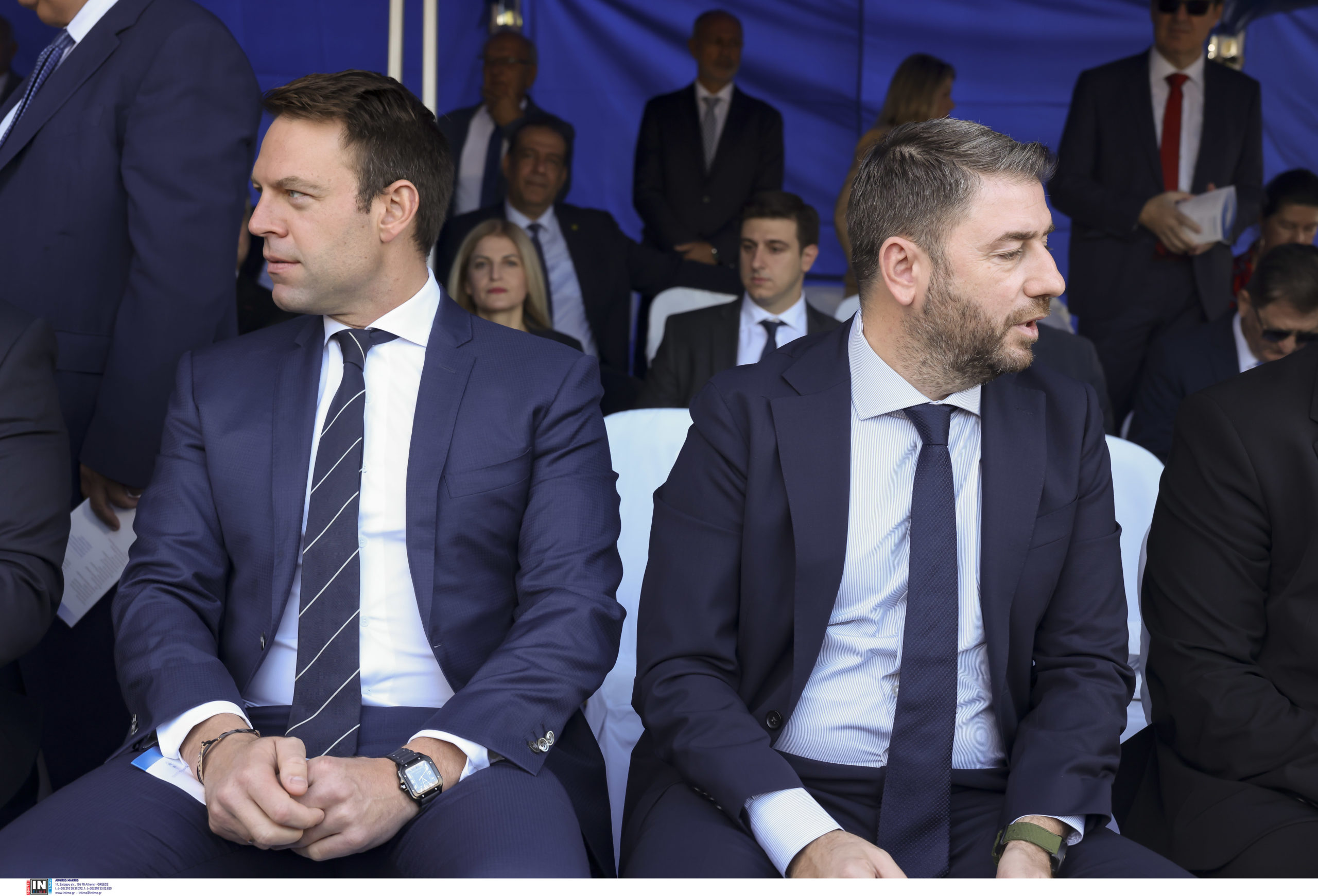 Κασσελάκης - Ανδρουλάκης στην παρέλαση