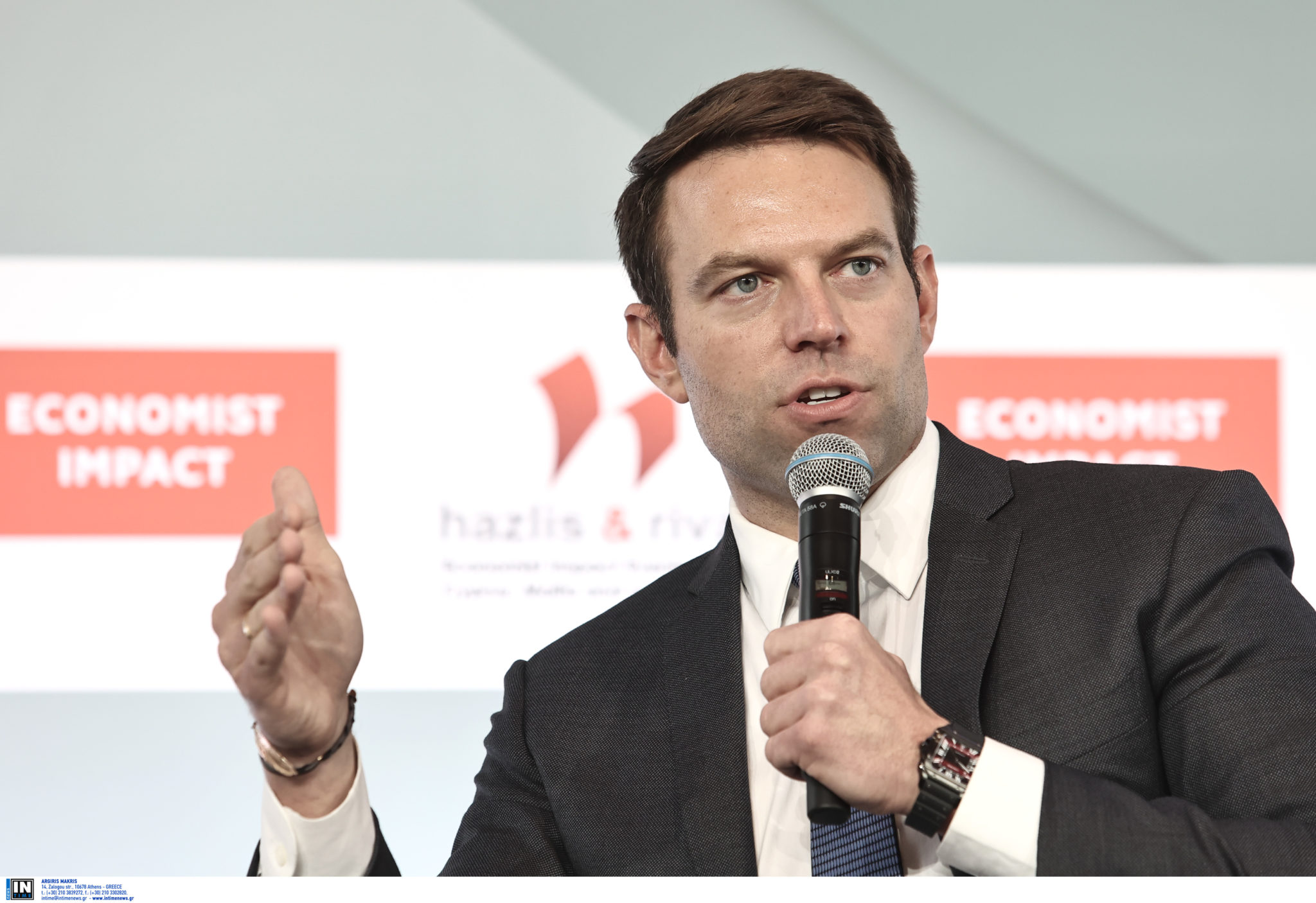 Στέφανος Κασσελάκης στο Economist