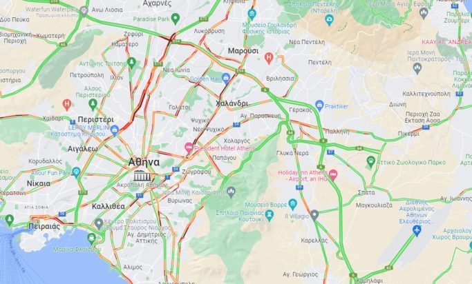 Ο χάρτης της κίνησης