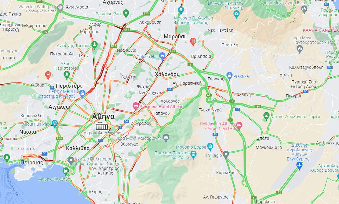 Ο χάρτης της κίνησης