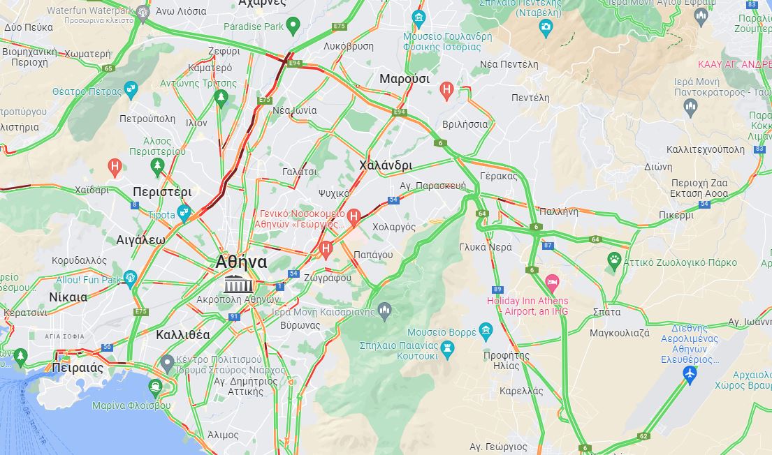 Κίνηση: Το αδιαχώρητο στην Εθνική Οδό Αθηνών – Λαμίας – Δείτε LIVE πού υπάρχουν προβλήματα