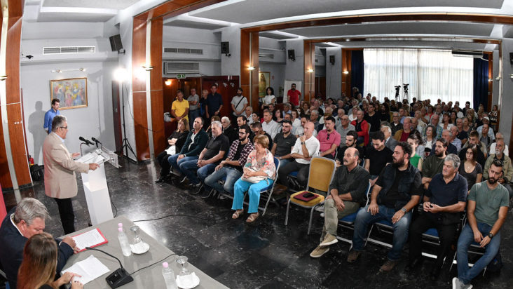 Στην Λαμία ο Δημήτρης Κουτσούμπας