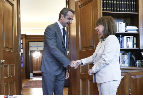 Κυριάκος Μητσοτάκης Κατερίνα Σακελλαροπουλου