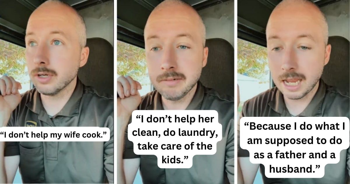 Μπαμπάς εξηγεί γιατί «δεν μπορεί να βοηθήσει» την σύζυγό του στις δουλειές του σπιτιού – Ανατρεπτικό βίντεο