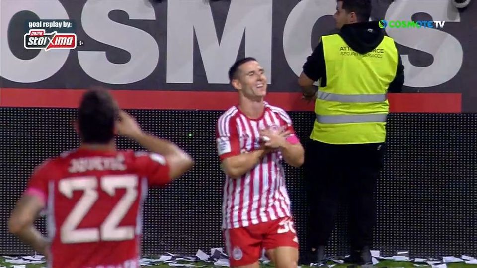 Live ΟΦΗ – Ολυμπιακός 0-1: Δείτε το γκολ του Ποντένσε