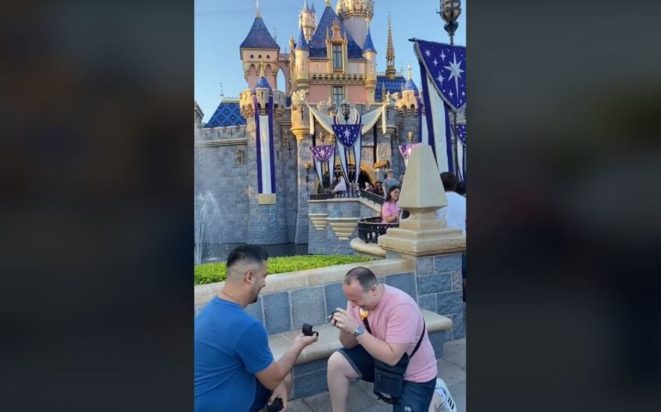 Πρόταση γάμου Disneyland