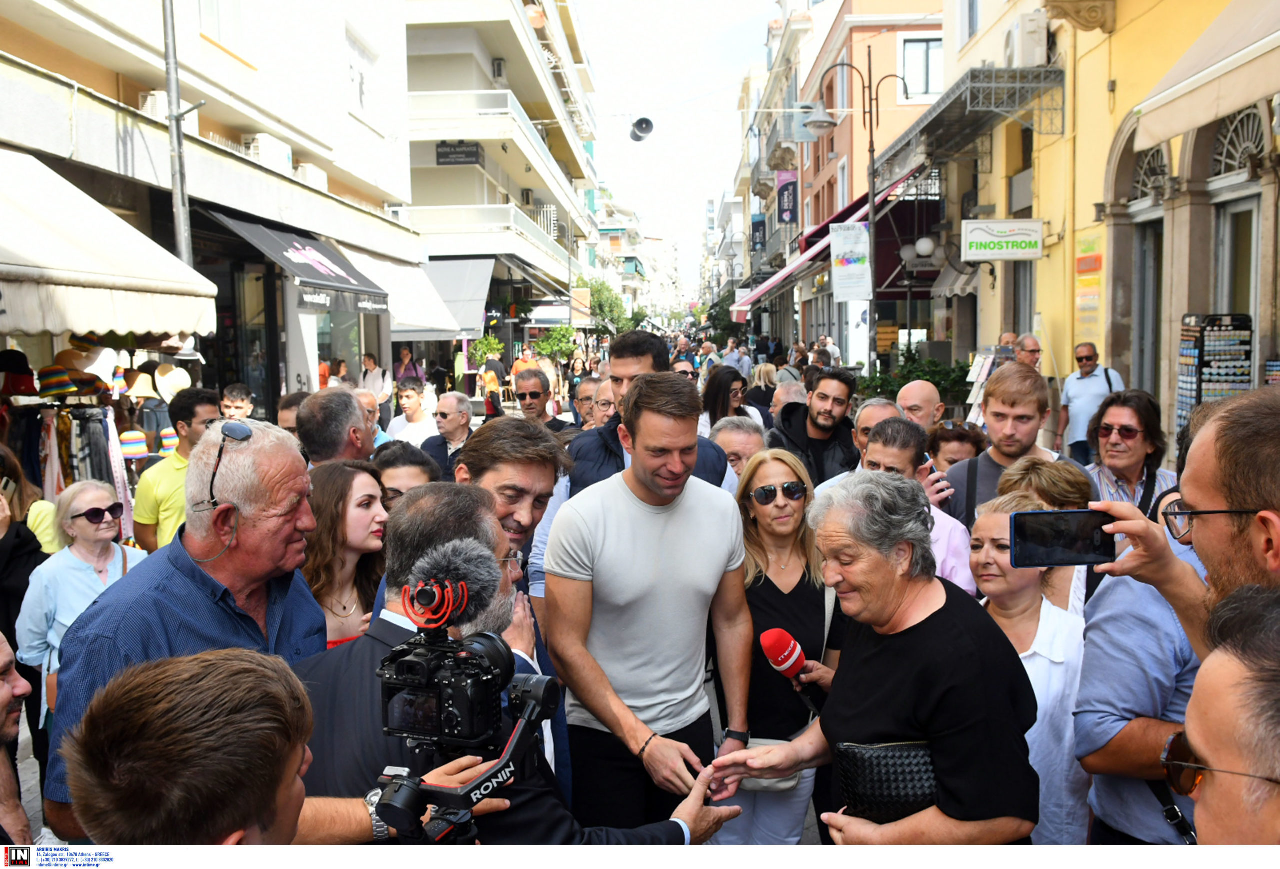Κασσελάκης από Πάτρα: Την Κυριακή ο κόσμος να επιλέξει «καθαρά χέρια» – Η επίσκεψη στο μνημείο Τεμπονέρα