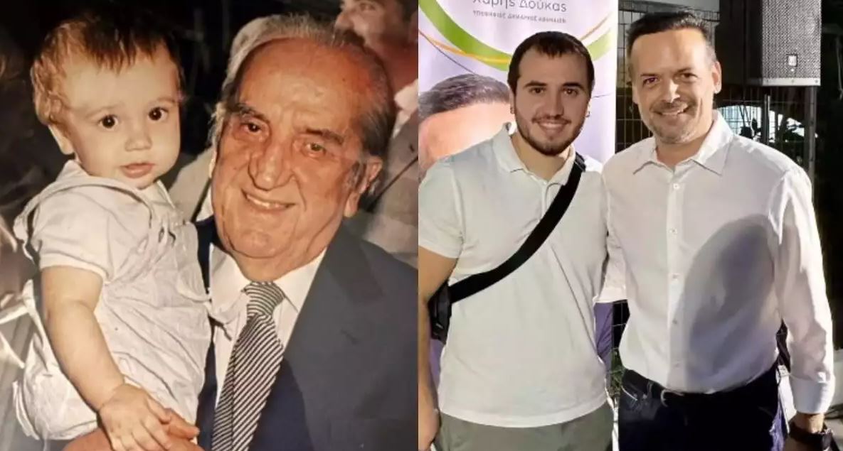 Βαγγέλης Γιαννόπουλος: Ποιος είναι ο 24χρονος εγγονός του αείμνηστου πολιτικού που εξελέγη με τον συνδυασμό του Χάρη Δούκα