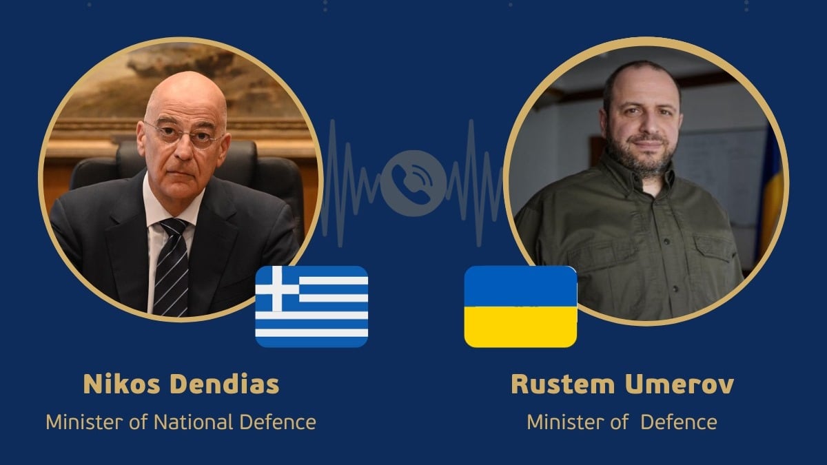 Νίκος Δένδιας: Τηλεφωνική επικοινωνία με τον Ουκρανό ομόλογο του Rustem Umerov