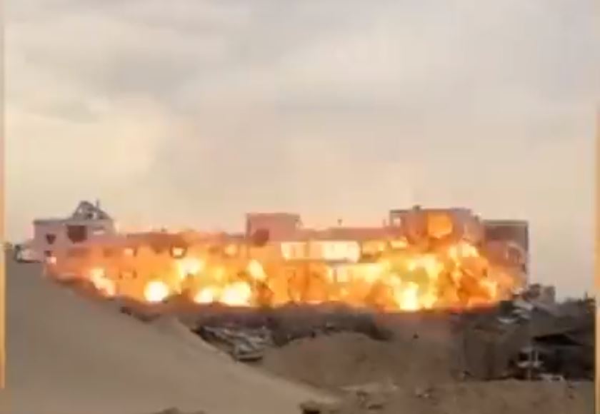 Γάζα: Ο ισραηλινός στρατός ανατίναξε το κοινοβούλιο της Χαμάς – ΒΙΝΤΕΟ