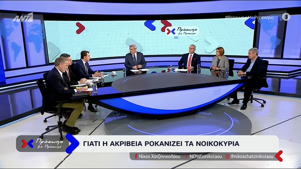 Πρόσωπο με Πρόσωπο: Στο επίκεντρο η ακρίβεια – ΒΙΝΤΕΟ