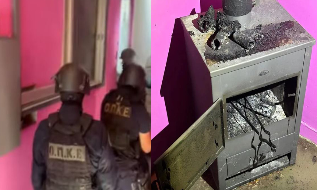 Αγία Βαρβάρα: Έφοδος της ΕΛ.ΑΣ. σε σπίτι όπου κύκλωμα πωλούσε ναρκωτικά – Τα έκαψαν σε σόμπα όταν αντιλήφθηκαν τους αστυνομικούς