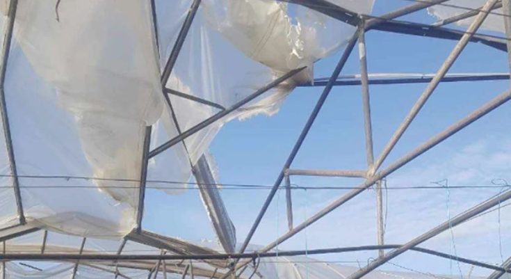 Χανιά: Ανεμοστρόβιλος χτύπησε στα Φαλάσαρνα